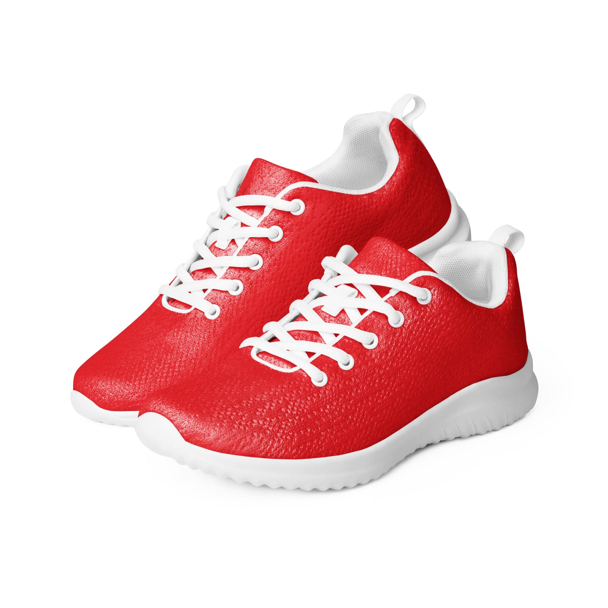 NEWYORKLISTED Style Collection: On the Run Bright Red Athletic Shoes - NEWYORKLISTED