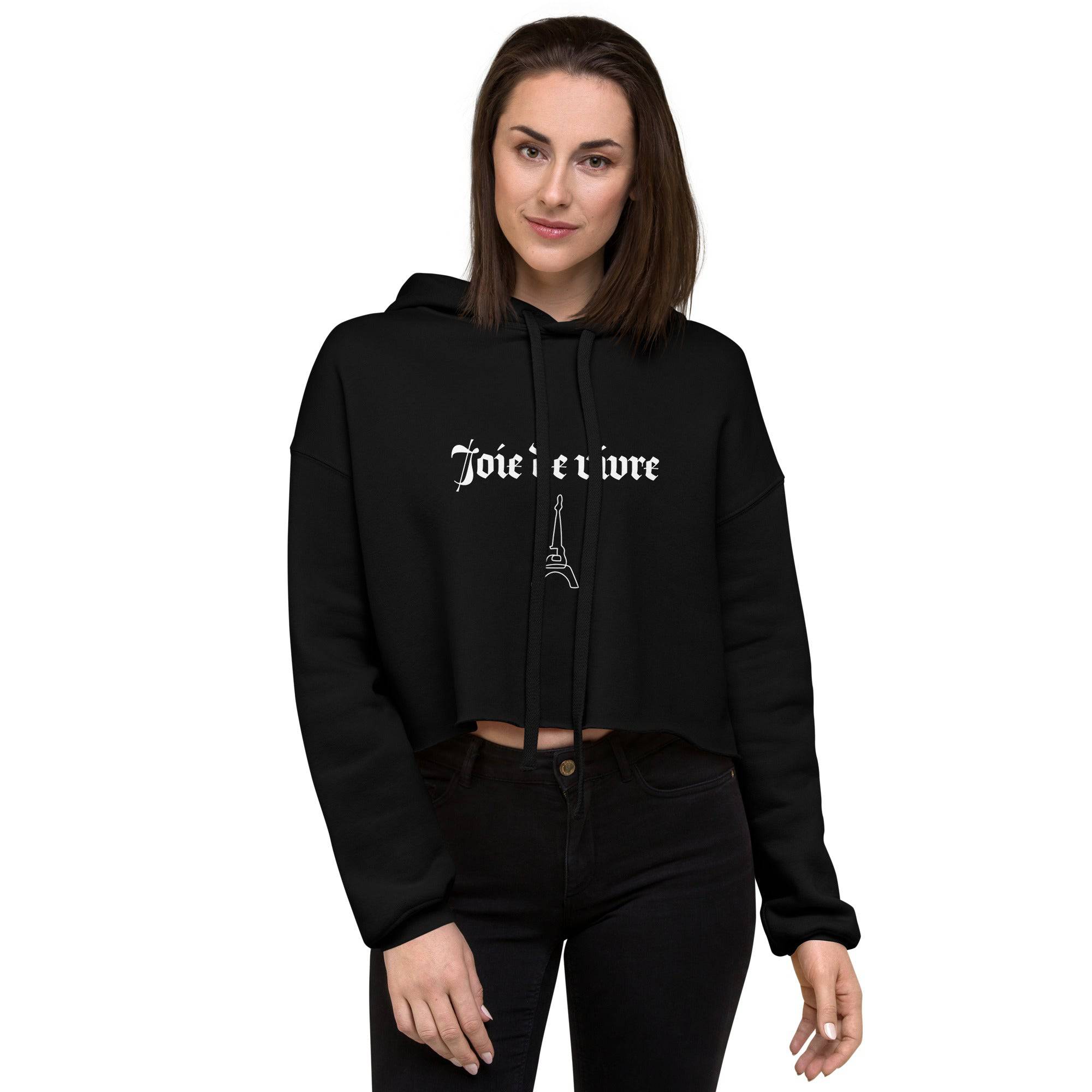 NEWYORKLISTED STYLE COLLECTION: Parlez-Vous Francais Crop Hoodie - NEWYORKLISTED