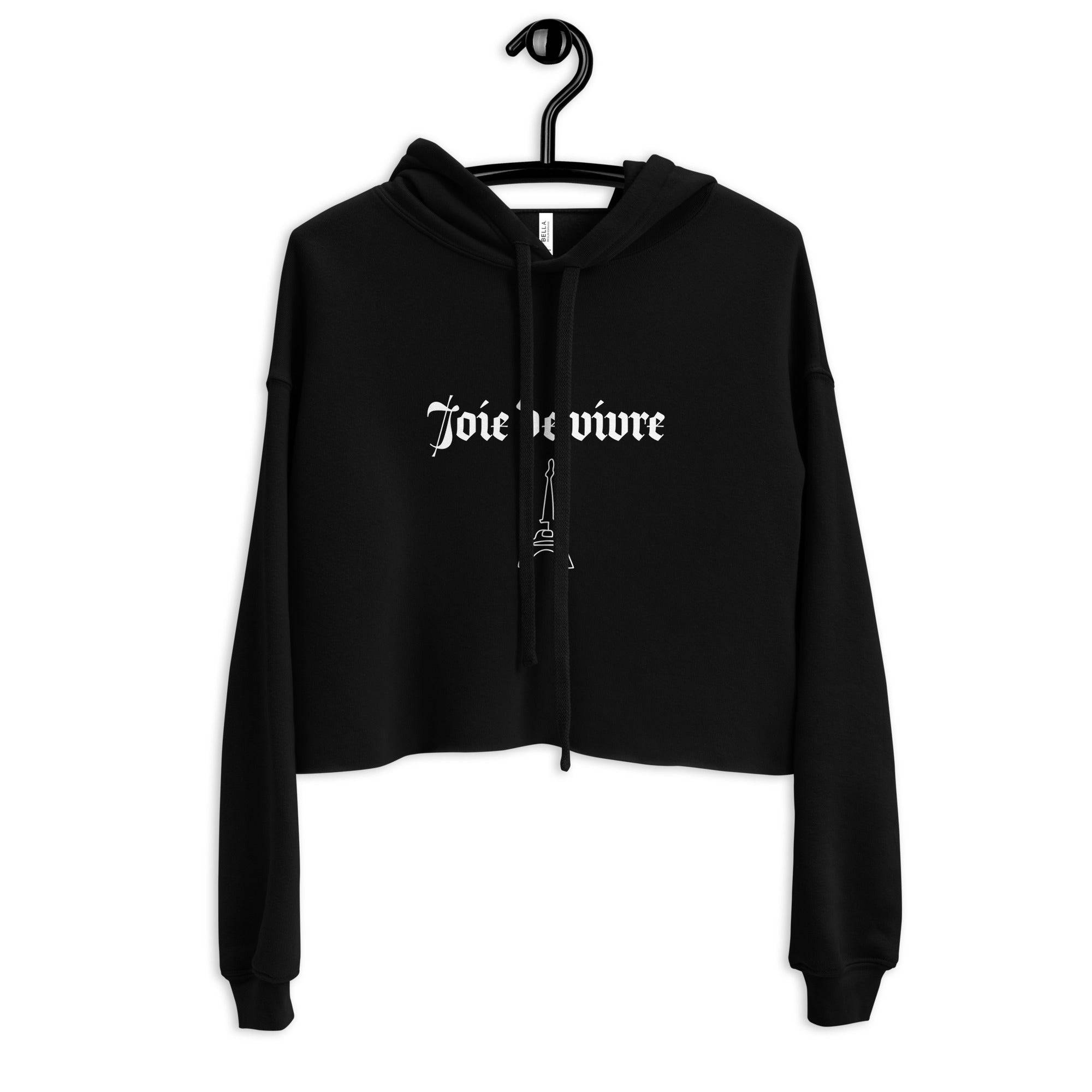 NEWYORKLISTED STYLE COLLECTION: Parlez-Vous Francais Crop Hoodie - NEWYORKLISTED