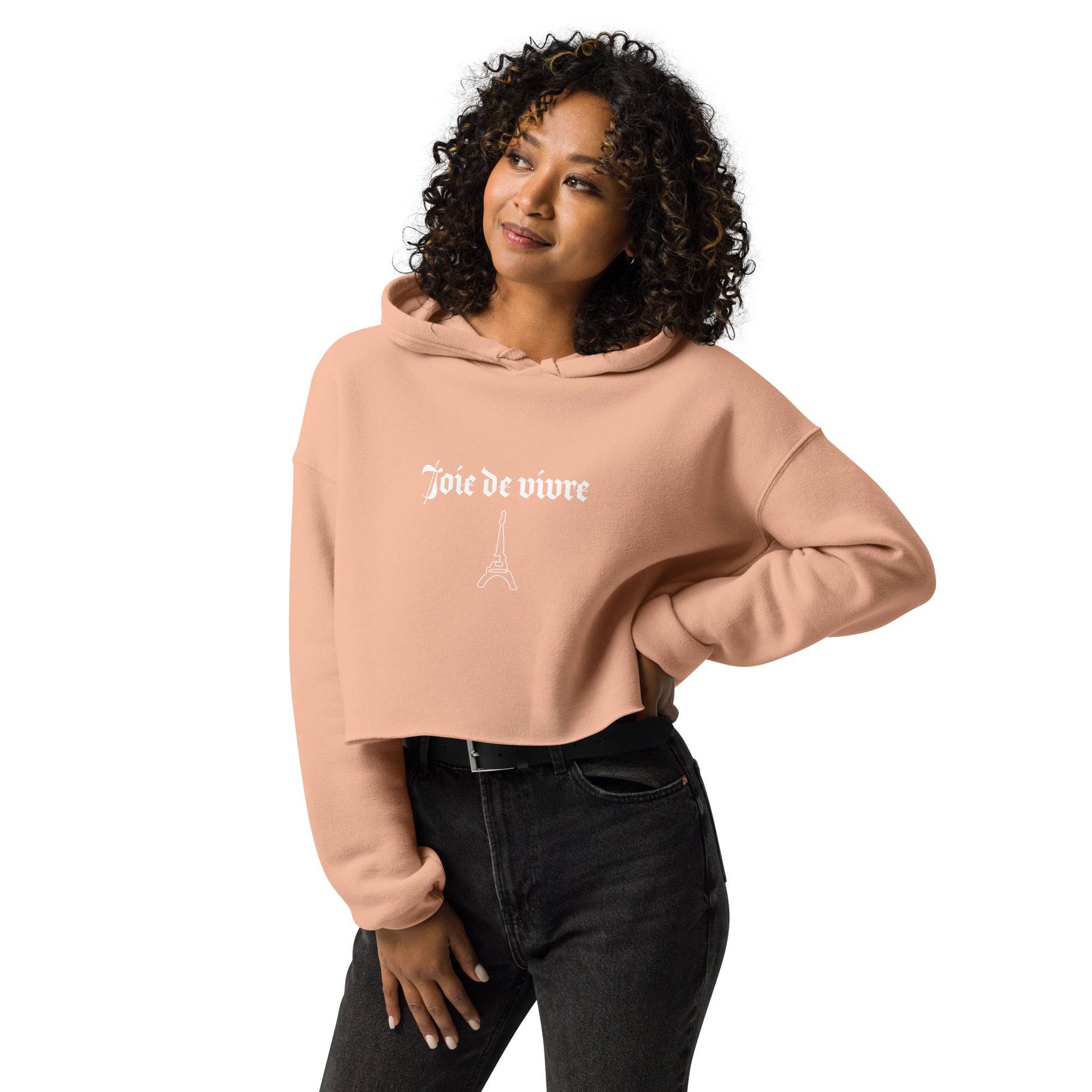 NEWYORKLISTED STYLE COLLECTION: Parlez-Vous Francais Crop Hoodie - NEWYORKLISTED