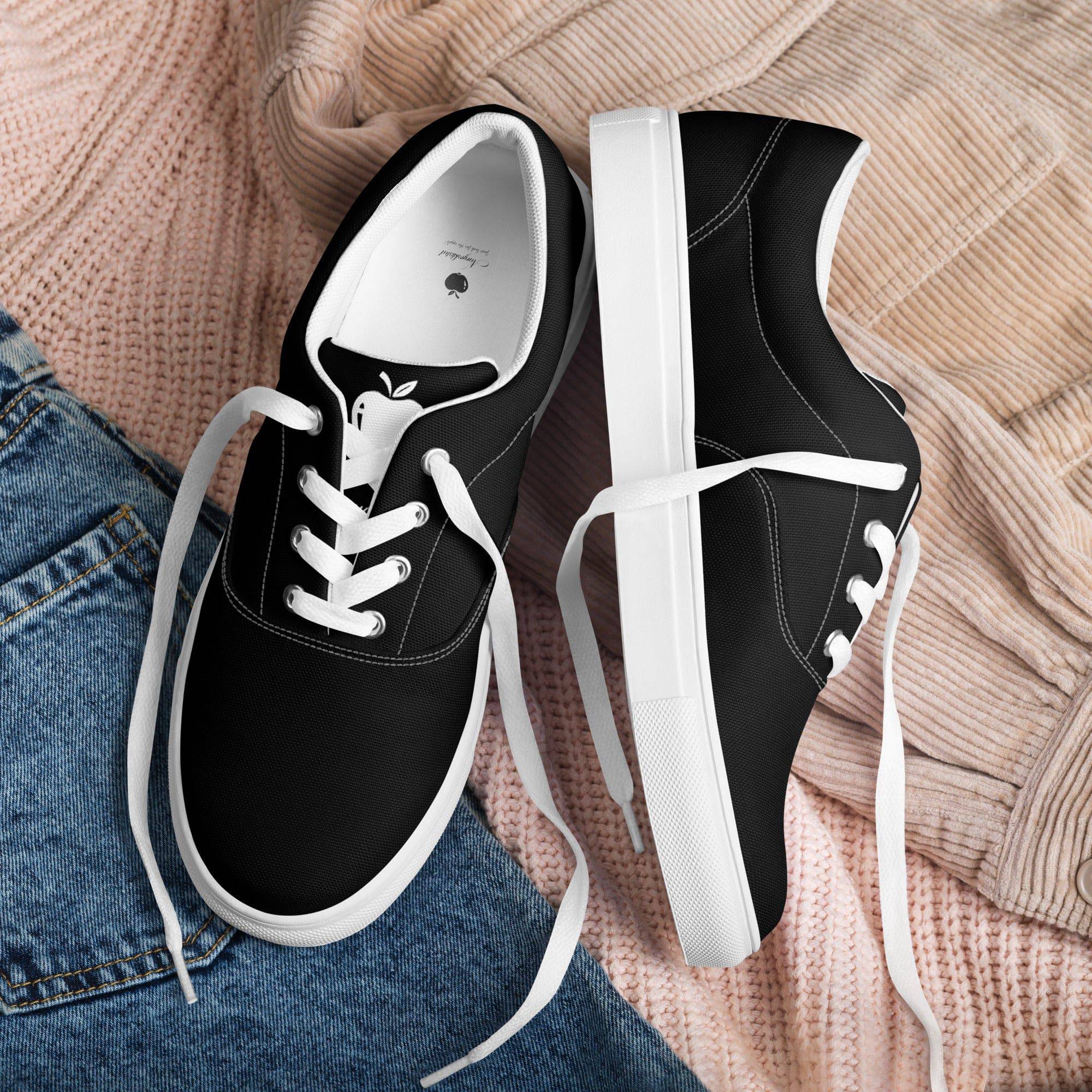 NEWYORKLISTED STYLE COLLECTION: WOMEN'S BACK in BLACK EVERYDAY CANVAS SHOE - NEWYORKLISTED